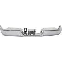 BUMPER RR ASSY CHROME W/SENSOR W/O DUAL EXHAUST