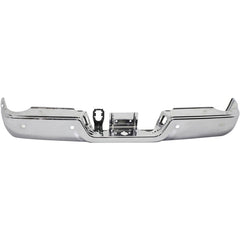 BUMPER RR ASSY CHROME W/SENSOR W/O DUAL EXHAUST
