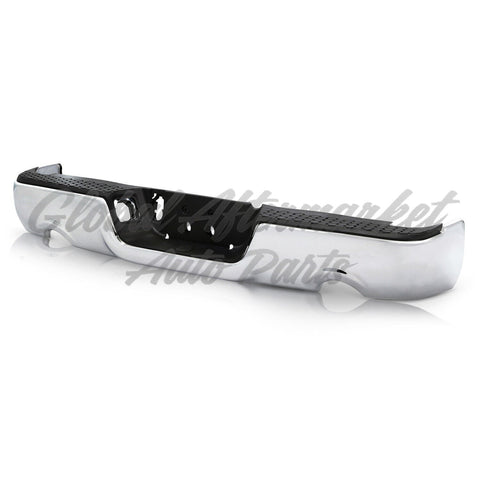 BUMPER RR ASSY CHROME W/O SENSOR FOR 1500 W/DUAL EXHAUST