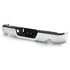 BUMPER RR ASSY CHROME W/O SENSOR FOR 1500 W/DUAL EXHAUST