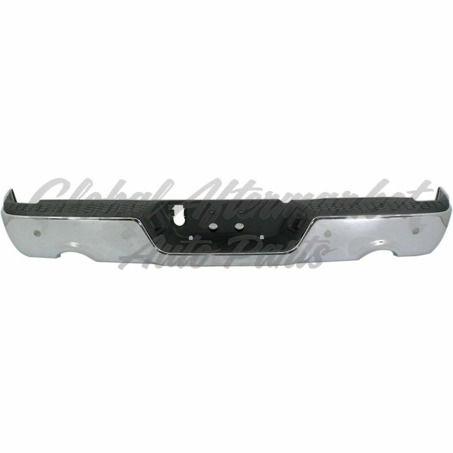 BUMPER RR ASSY CHROME W/SENSOR FOR 1500 W/DUAL EXHAUST EXCLUDE REBEL