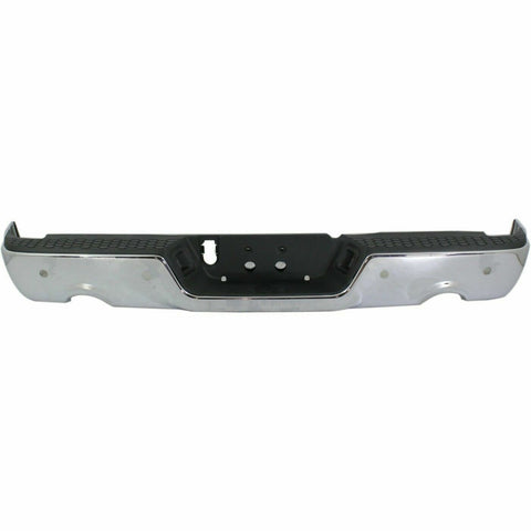 BUMPER RR ASSY CHROME W/SENSOR FOR 1500 W/DUAL EXHAUST EXCLUDE REBEL
