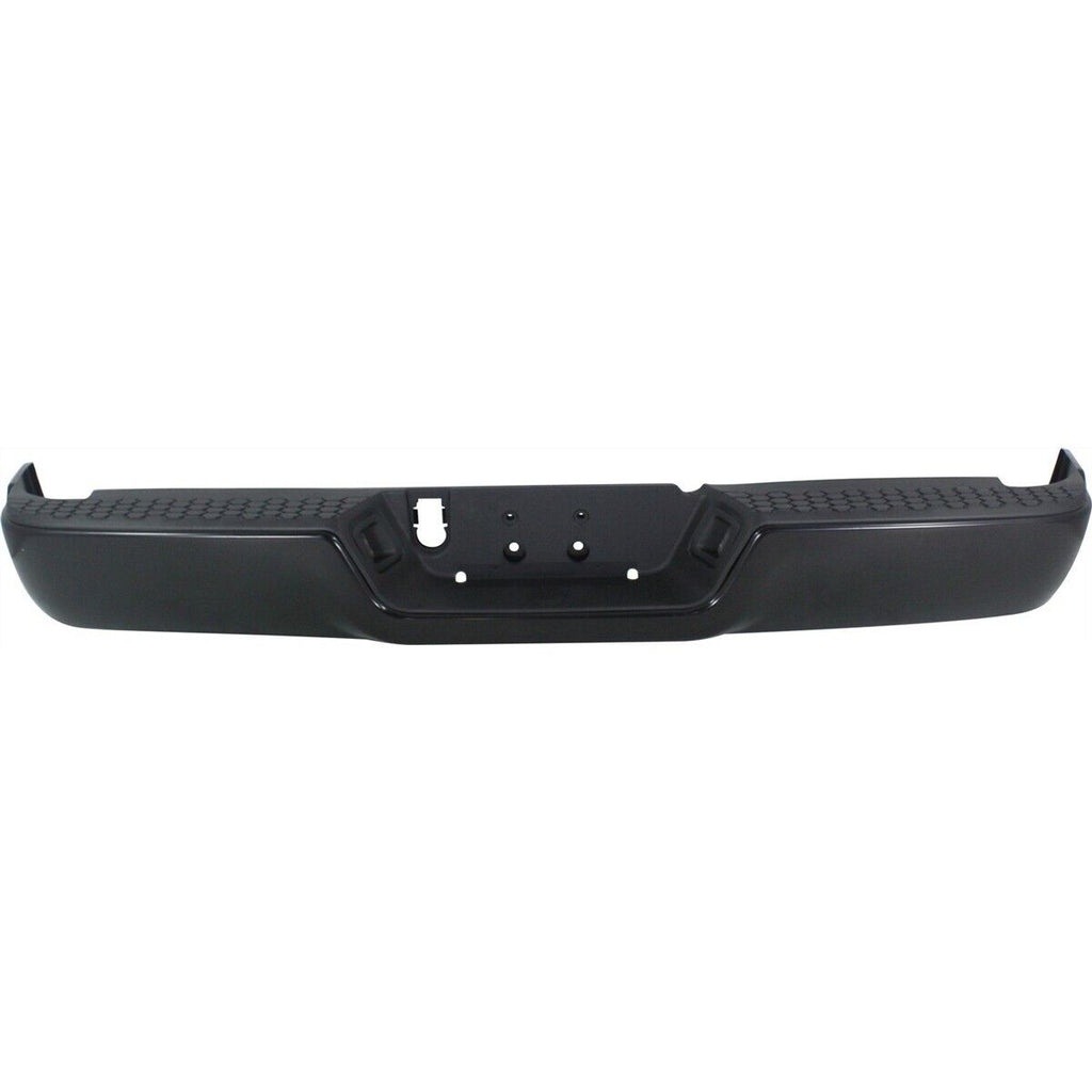 BUMPER RR ASSY PTM BLACK W/BAR/PAD/BRACKETS W/O SENSOR/DUAL EXHAUST