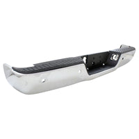 BUMPER RR ASSY CHROME W/SENSOR FOR 1500 MODELS W/O DUAL EXHAUST