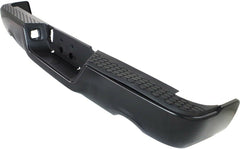 BUMPER RR ASSY BLACK PTM W/O SENSOR FOR 1500 MODELS W/DUAL EXHAUST
