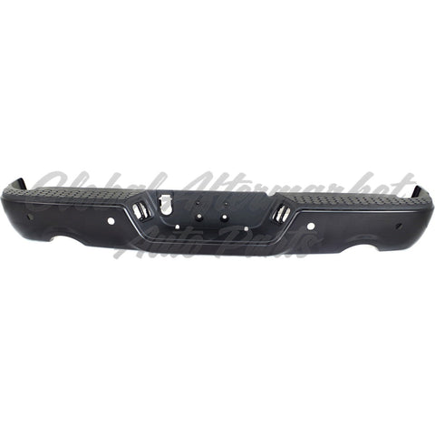 BUMPER RR ASSY BLACK PTM W/SENSOR FOR 1500 MODEL W/DUAL EXHAUST