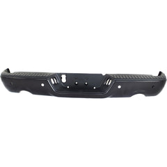 BUMPER RR ASSY BLACK PTM W/SENSOR FOR 1500 MODEL W/DUAL EXHAUST
