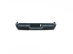 BUMPER RR ASSY BLACK POWDER COAT SINGLE EXHAUST W/ PAD/ EXTENSION/ BOTH MOUNT BRACKETS W/O SENSOR EXCLUDE REBEL/TRX