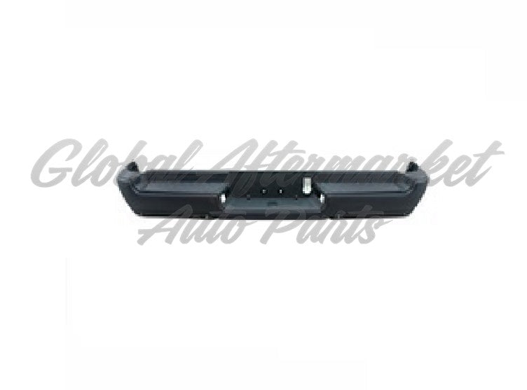 BUMPER RR ASSY BLACK POWDER COAT SINGLE EXHAUST W/ADVANCE PARK/SENSOR EXCLUDE REBEL/TRX