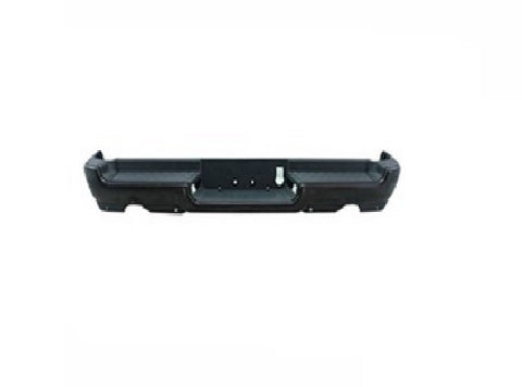 BUMPER RR ASSY PTM DUAL EXHAUST W/PAD/EXTENSIONS/BOTH MOUNT BRACKET W/ADVANCED PARK SENSOR /SENSOR EXCLUDE REBEL/TRX