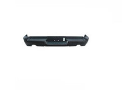 BUMPER RR ASSY BLACK POWDER COAT DUAL EXHAUST W/PAD/EXTENSIONS/BOTH MOUNT BRACKET/ ALL INNER OUTER VALANCE W/O SENSOR REBEL/ TRX