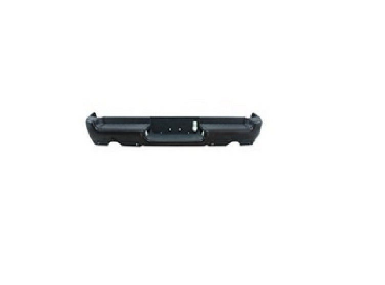 BUMPER RR ASSY BLACK POWDER COAT DUAL EXHAUST W/ PAD/ EXTENSIONS/BOTH MOUNT BRACKETS W/ ADVANCE SENSOR EXCLUDE REBEL/TRX