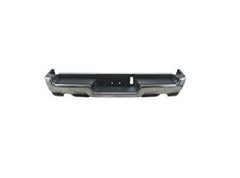 BUMPER RR ASSY CHROME FINISH DUAL EXHAUST W/PAD/EXTENSIONS/BOTH MOUNT BRACKETS/ALL INNER OUTER VALANCE W/O SENSOR EXCLUDE REBEL/TRX