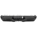 BUMPER RR ASSY PTM W/ TOP PAD / PLASTIC SIDE EXTENSIONS / BOTH BRACKETS / LICENSE LAMPS W/O RR VALANCE LAMPS/PARK EXCLUDE POWER WAGON — photo 1