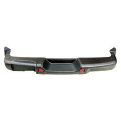 BUMPER RR ASSY BLACK W/BRACKETS/PAD/LICENSE BRACKET/REFLECTORS W/O SENSOR