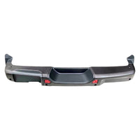 BUMPER RR ASSY BLACK W/BRACKETS/PAD/LICENSE BRACKET/REFLECTOR/SENSOR