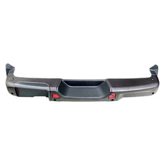 BUMPER RR ASSY BLACK W/BRACKETS/PAD/LICENSE BRACKET/REFLECTOR/SENSOR