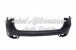 BUMPER RR UPPER PRIMED W/O BLINDSPOT W/SENSOR — photo 1