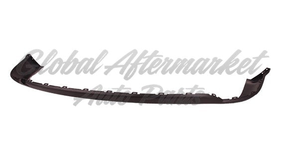 BUMPER RR LOWER MATTE BLACK W/SINGLE EXHAUST CAPA