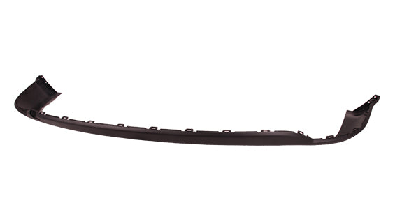 BUMPER RR LOWER MATTE BLACK W/SINGLE EXHAUST CAPA