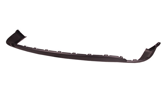 BUMPER RR LOWER MATTE BLACK W/DUAL EXHAUST CAPA