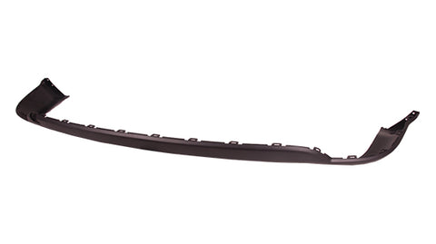BUMPER RR LOWER MATTE BLACK W/DUAL EXHAUST CAPA