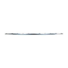 BUMPER MOLDING RR SATIN CHROME PLATINUM 2-PIECE BUMPER