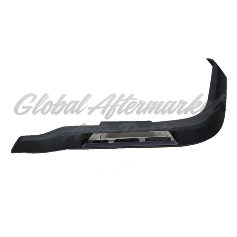 VALANCE RR LOWER LH BLACK W/LAMP HOLE W/O SENSOR