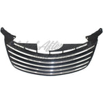 GRILLE PRIMED-BLACK W/CHROME MLDG — photo 2