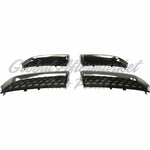 GRILLE MATTE-BLACK W/CHROME MLDG 4 PCS DESIGN — photo 5
