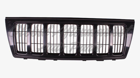 GRILLE BLACK SURROUND/INSERT LAREDO/SPORT MODELS