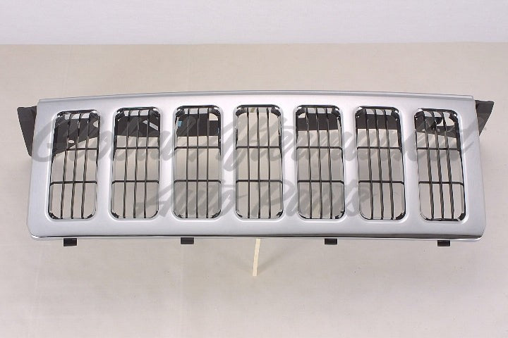 GRILLE MATT-BLACK W/CHROME MLDG