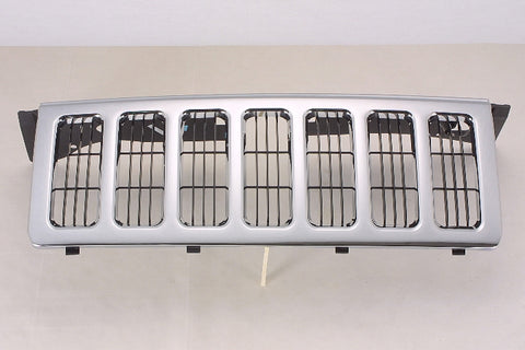 GRILLE MATT-BLACK W/CHROME MLDG