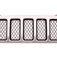 GRILLE MATTE-BLACK W/CHROME FRAME MESH TYPE OVERLAND MODEL