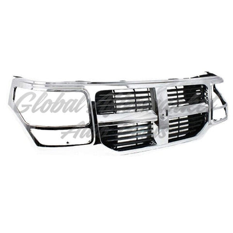 GRILLE BLACK W/CHROME FRAME