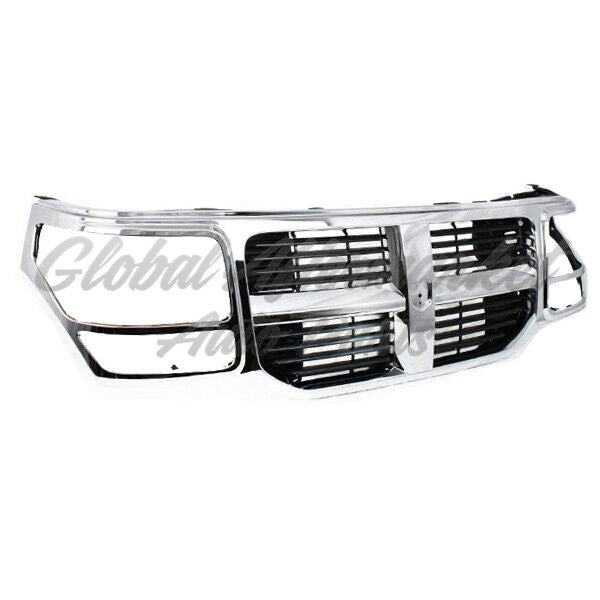 GRILLE BLACK W/CHROME FRAME