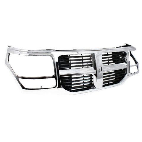 GRILLE BLACK W/CHROME FRAME