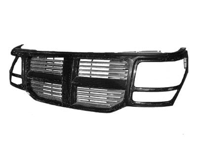 GRILLE BLACK W/BLACK FRAME