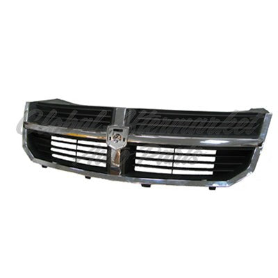 GRILLE BLACK W/CHROME FRAME