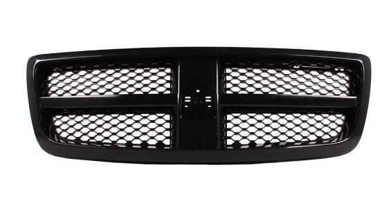GRILLE MATTE-BLACK W/PAINTED-BLACK FRAME