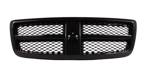 GRILLE MATTE-BLACK W/PAINTED-BLACK FRAME