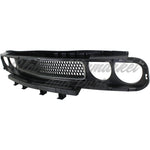 GRILLE MATTE BLACK W/SILVER TRIM — photo 2