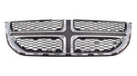 GRILLE BLACK W/CHROME MOULDING — photo 1
