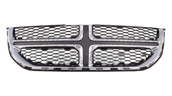 GRILLE BLACK W/CHROME MOULDING