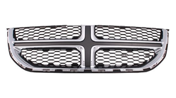GRILLE BLACK W/CHROME MOULDING