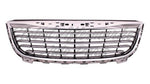 GRILLE MATTE-BLACK W/CHROME FRAME — photo 1