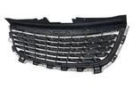 GRILLE MATTE-BLACK W/CHROME FRAME — photo 3