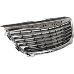 GRILLE MATTE-BLACK W/CHROME FRAME — photo 4