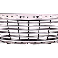 GRILLE MATTE-BLACK W/CHROME FRAME