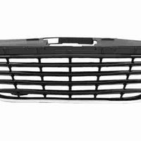 GRILLE CHROME FRAME W/BLACK SLATS